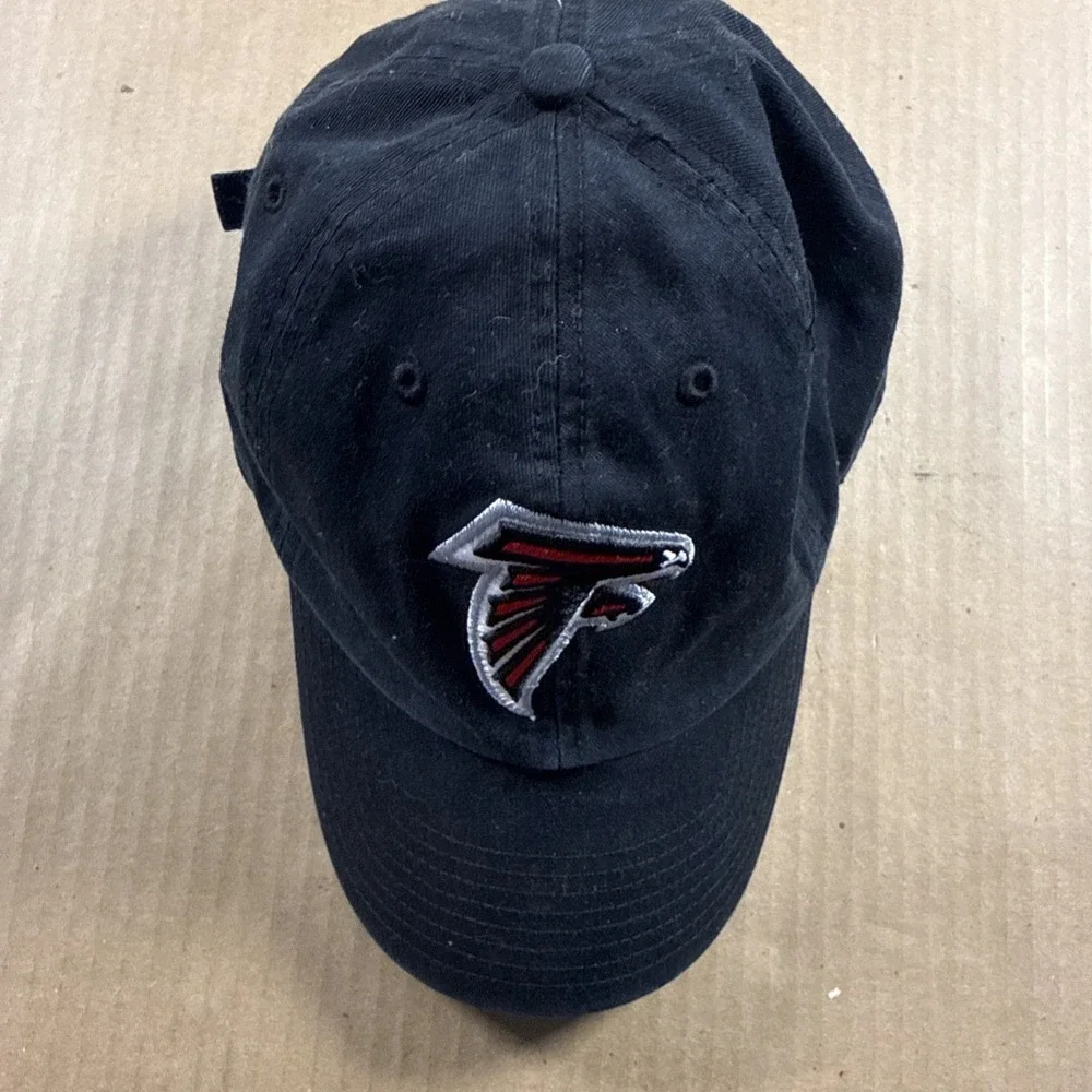Atlanta Falcons NFL Black 47 Brand Clean Up Relaxed Fit Strapback Adjustable Hat